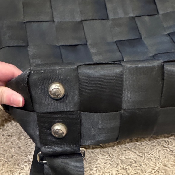 Harveys Black Woven Backpack - Picture 2 of 8